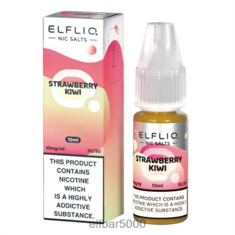 ELFBAR SK | RT44D180elfbar elfliq nic salt - jahodové kiwi - 10ml-10 mg/ml klasický