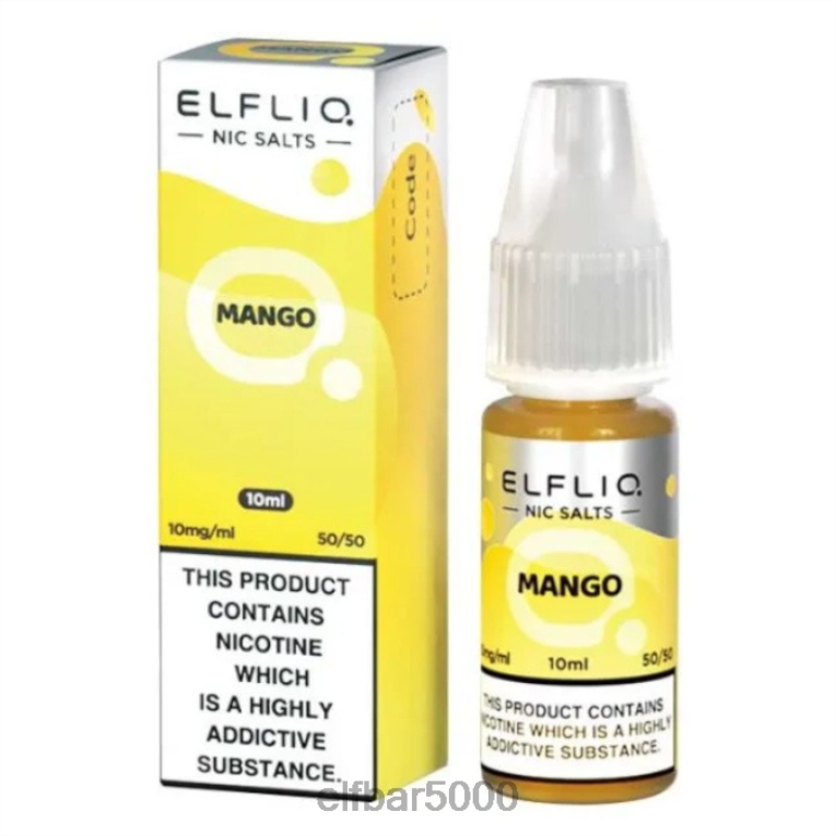 ELFBAR SLOVENSKO | RT44D188elfbar elfliq nic salts - mango - 10ml-10 mg/ml klasický