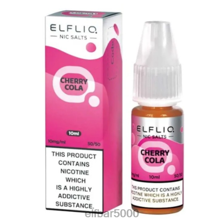 ELF BAR LIQUID | RT44D197elfbar elfliq nic salts - cherry cola - 10ml-20 mg/ml klasický