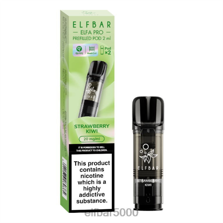 ELFBAR SK | RT44D80elfbar elfa pro predplnené struky - 20 mg - 2 bal jahodové kiwi