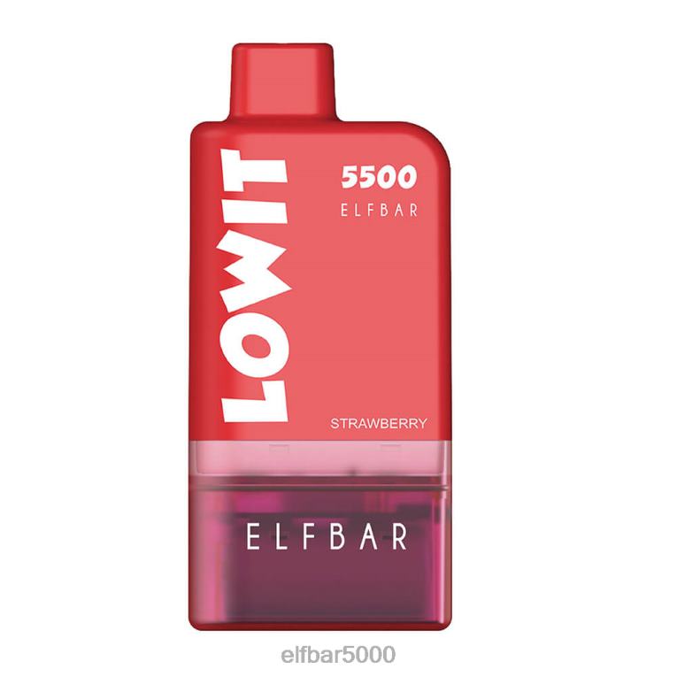 ELF BAR LIQUID | RT44D427 ELFBAR predplnená súprava podov lowit 5500 2%nic jahodový ľad