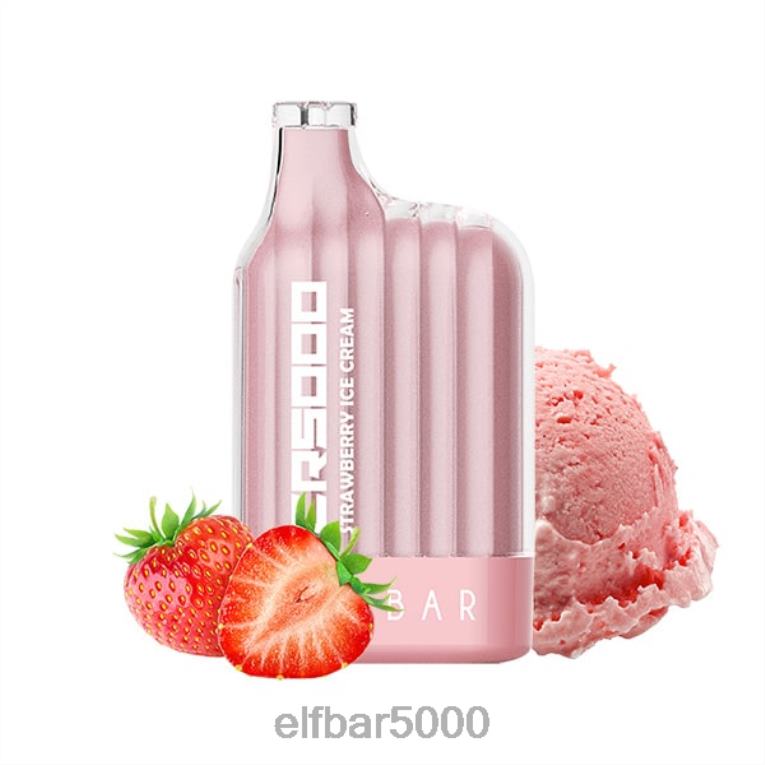 ELF BAR ELFA PRO | RT44D325 ELFBAR najlepšia príchuť jednorazová vape cr5000 ľadová séria jahodová zmrzlina