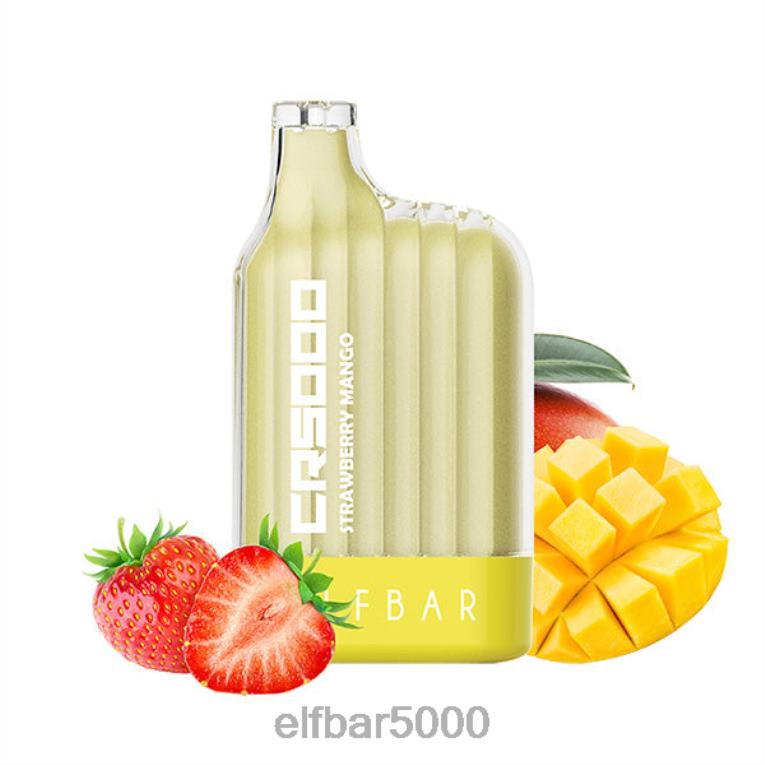 ELF BAR ELFA PRO | RT44D335 ELFBAR cr5000 jednorazová vapka 5000 potiahnutí jahoda mango