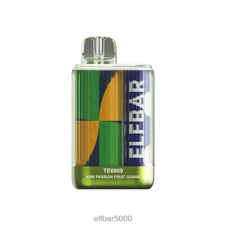 ELF BAR MARKET | RT44D386 ELFBAR jednorazové vape te6000 šluky kiwi mučenka guava